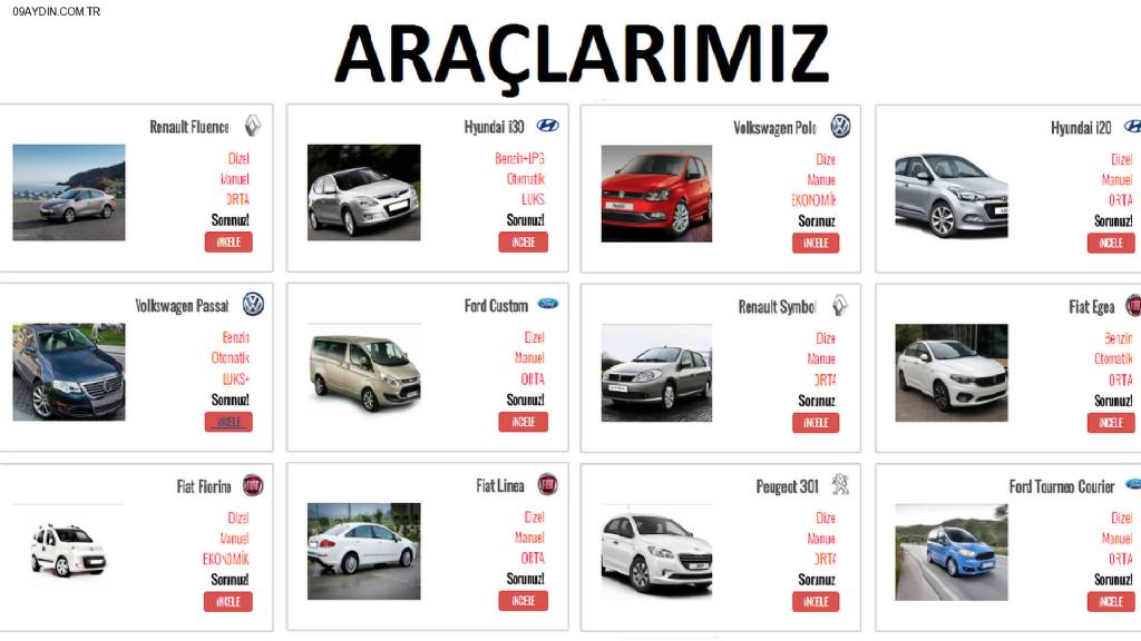 GÖKÇE RENT A CAR Fotoğrafları