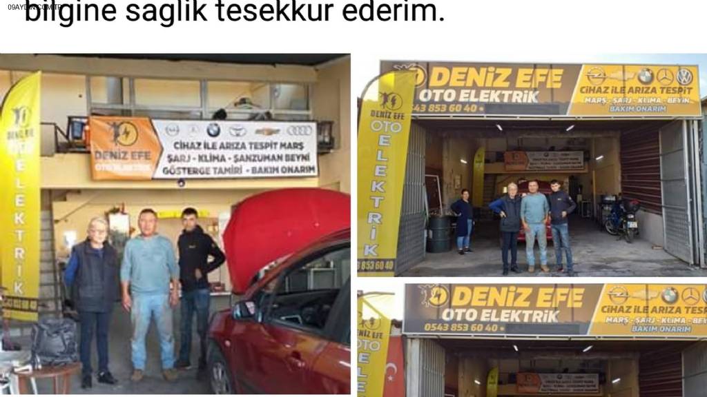 Deniz EFE oto elektrik Fotoğrafları