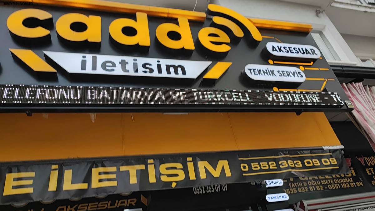 cadde iletişim